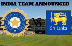 Team India Announced