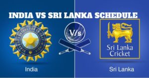 India vs Sri Lanka Schedule