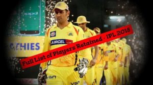 IPL PLayer Retention