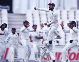 Indian team after 3rd Test win against South Africa