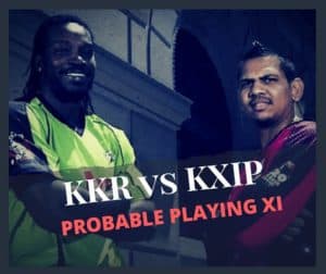 KKR vs KXIP prediction