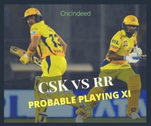 csk vs rr playing xi