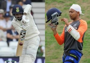 kl rahul or prithvi shaw for 5th test