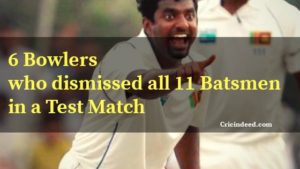 Bowlers who dismissed all 11 batsmen in a test match