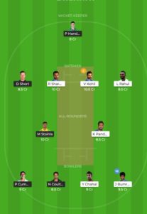 IND vs Aus 2nd T20 Dream11 team for today's match