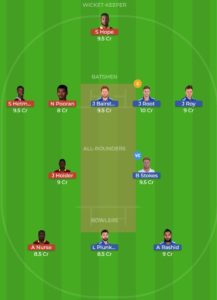 WI vs ENG 1st ODI Dream11 team
