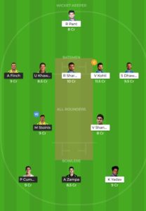 Dream11 Team for IND vs AUS 4th ODI Mohali