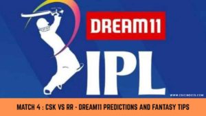 Fantasy Tips for CSK vs RR game