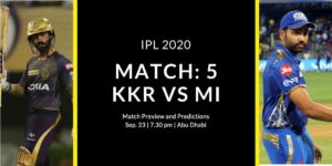 Match 5 KKR vs MI Preview