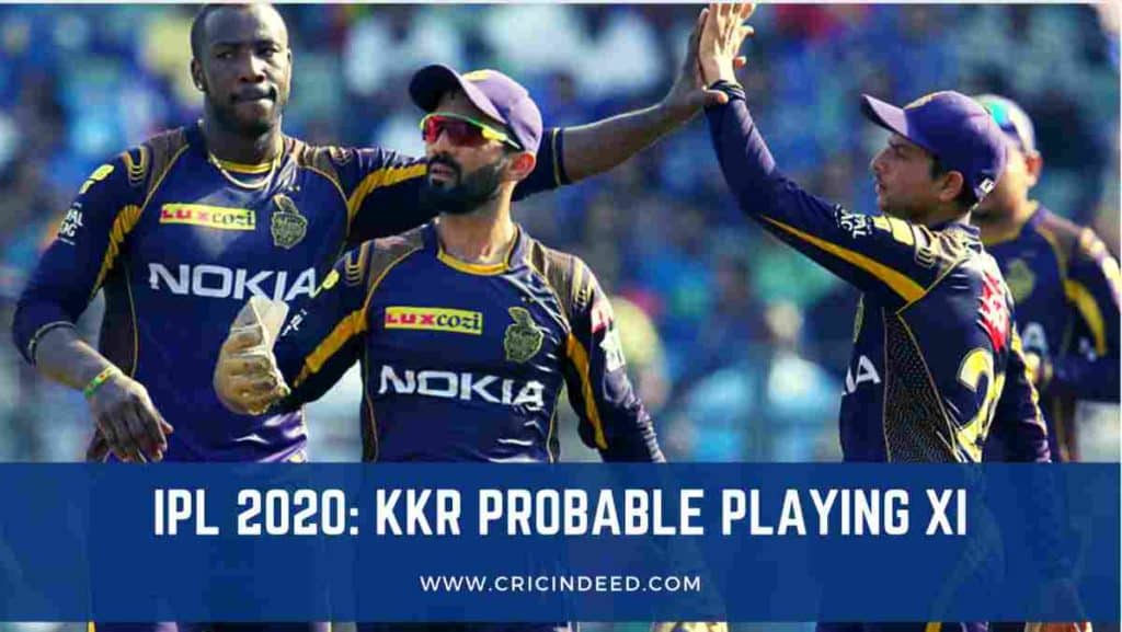 Probable KKR Playing XI for IPL 2020