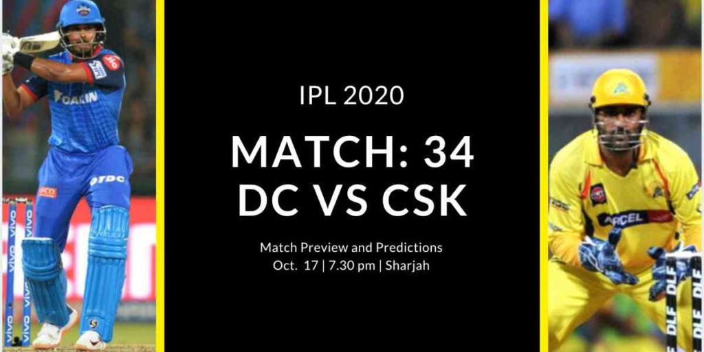 DC vs CSK Match Preview