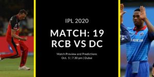 RCB vs DC Match Preview