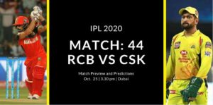 RCb vs CSK Match Preview