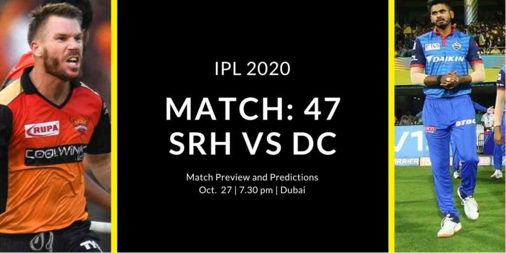 SRH vs DC Match Preview