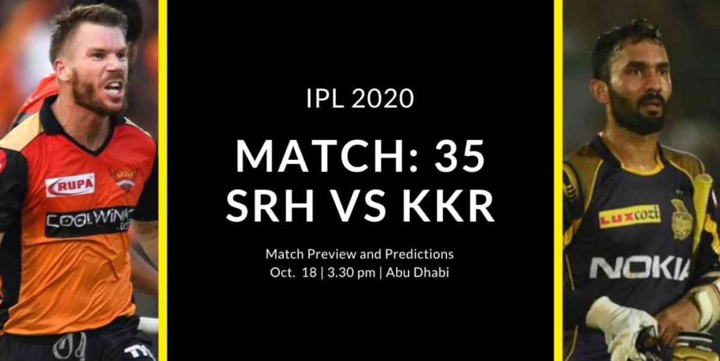 SRH vs KKR Match Preview