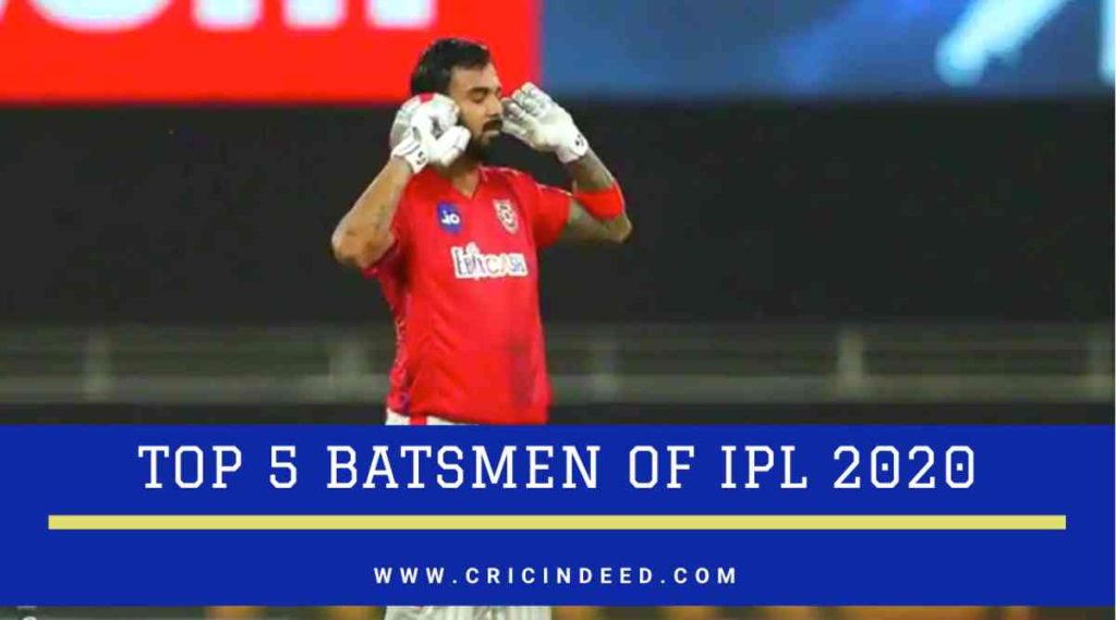 Top batsmen of IPL 2020