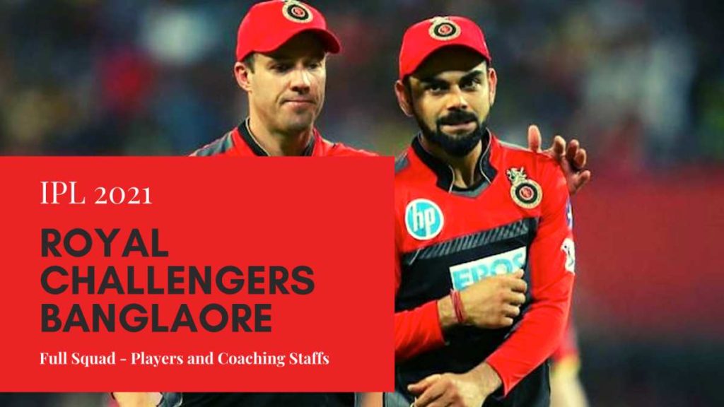 RCB 2021 Squad