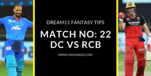 DC vs RCB Dream11 Predictions and Tips
