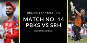 PBKS vs SRH Dream11 Prediction article