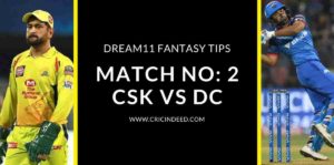 Probable Playing XI, Dream11 Prediction for CSK vs DC IPl 2021