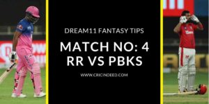 RR vs PBKS Dream11 Prediction