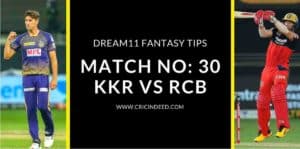 KKR vs RCB Dream11 Predictions