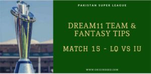 dream11 prediction lq vs iu