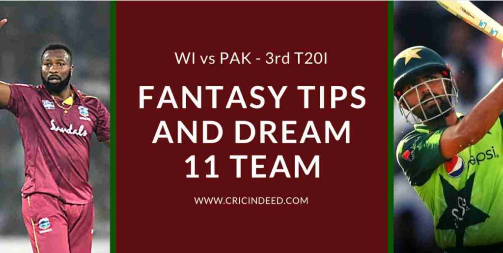 WI vs PAK 3rd T20