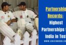 Highest Partnerships for India in Test