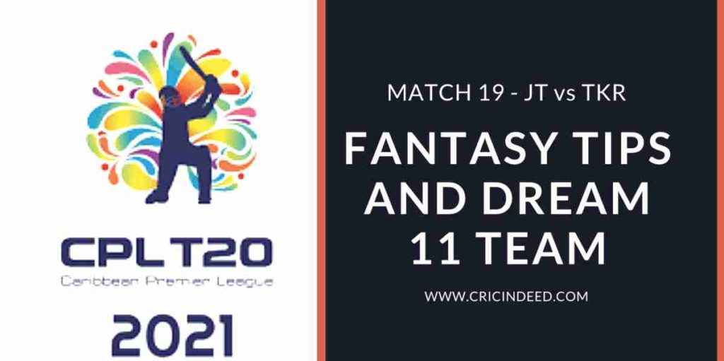 Jamaica Tallawahs vs Trinbago Knight Riders