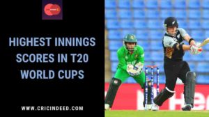T20 World Cup Stats: Highest Individual Scores - CricIndeed