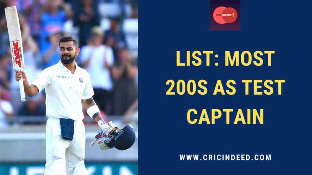 most 200s as test captain