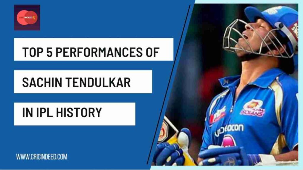 sachin best innings in ipl