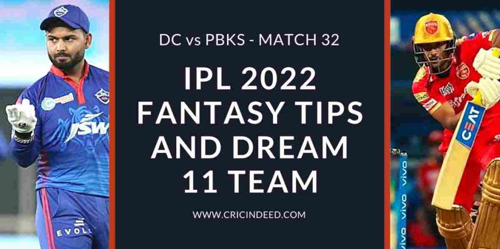 dc vs pbks dream11 prediction 2022