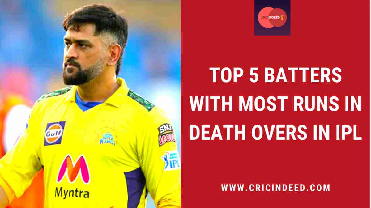 Top 10 Batsmen with Most Runs in Death Overs in IPL CricIndeed
