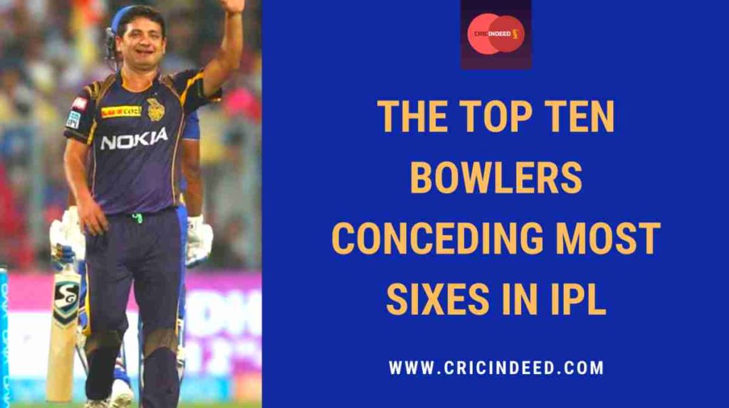 bowlers conceding most sixes in ipl