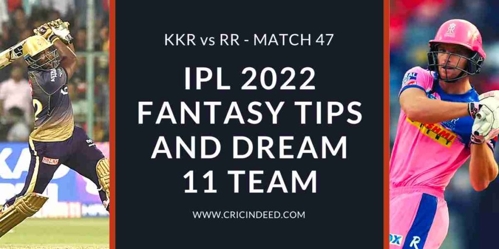 kkr vs rr 2022 ipl dream11 predictions