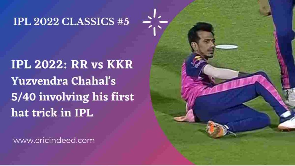 yuzvendra chahal 5/40 vs kkr