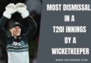 Most Dismissals in a T20I Innings by a Wicketkeeper