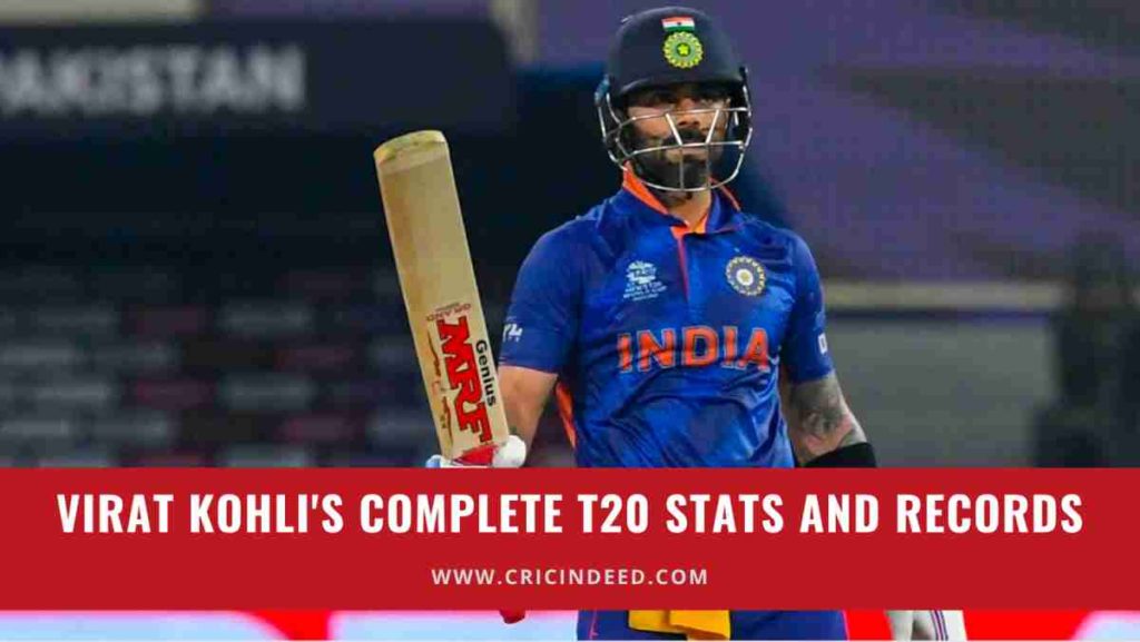 virat kohli t20 stats