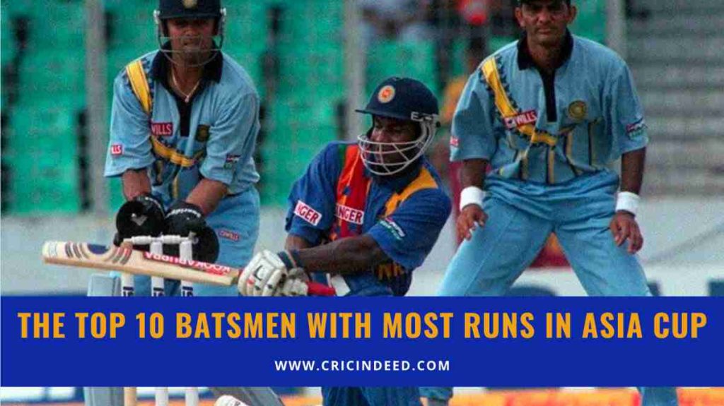 most runs in asia cup