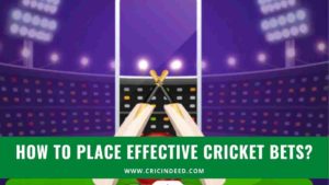 how to place effective cricket bets