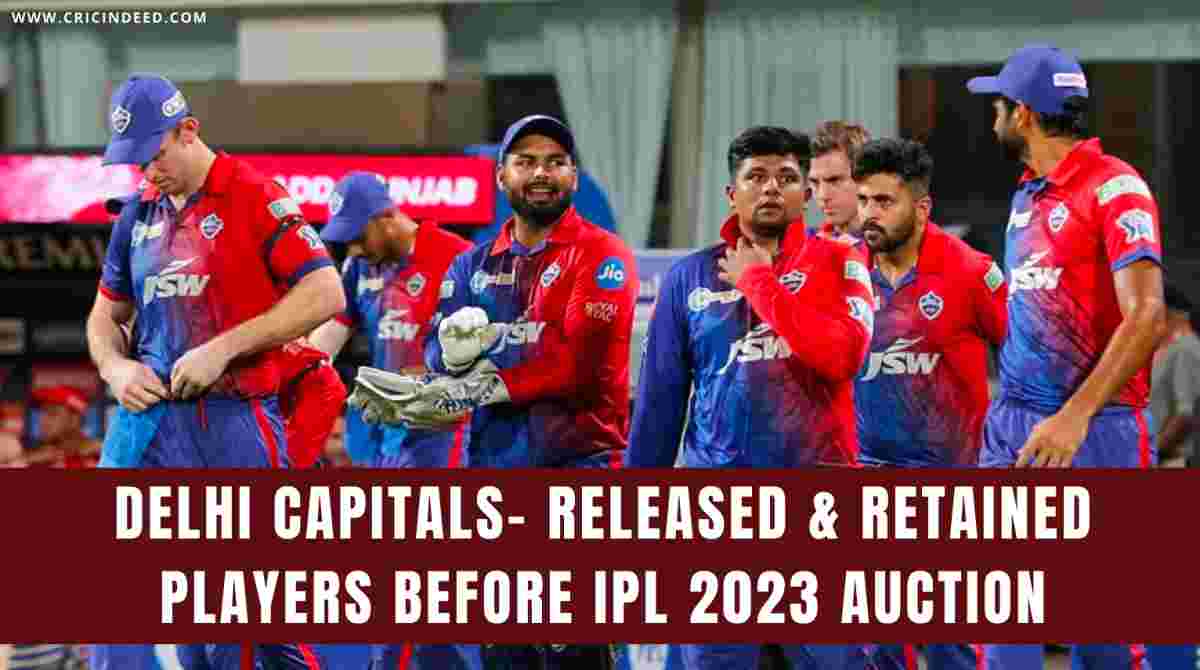 IPL 2023 Delhi Capitals (DC) Released and Retained Players What