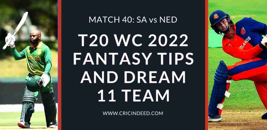 sa vs ned dream11 team