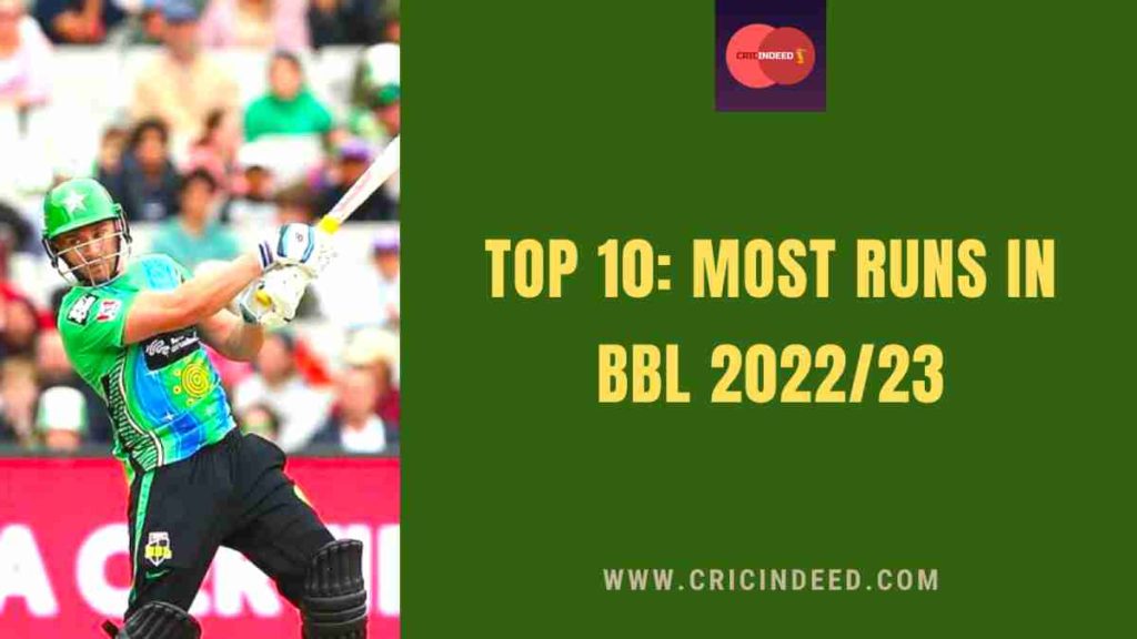 most runs in bbl 12