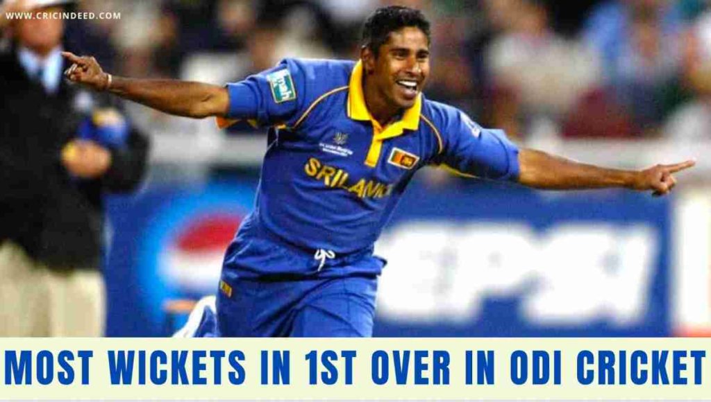 most wickets in 1st over in odi