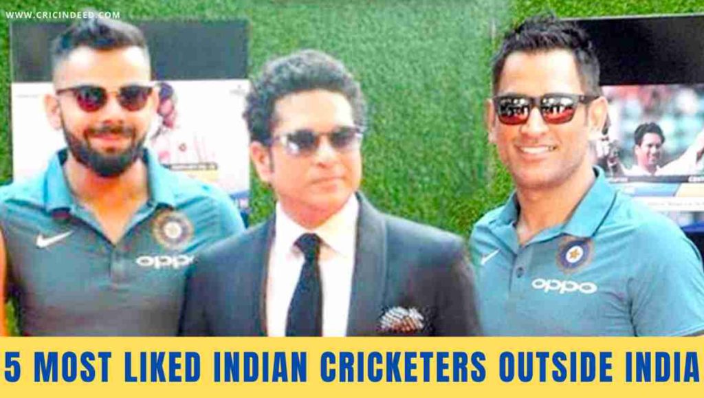 5 indian cricketers who have the biggest fanbase outside India