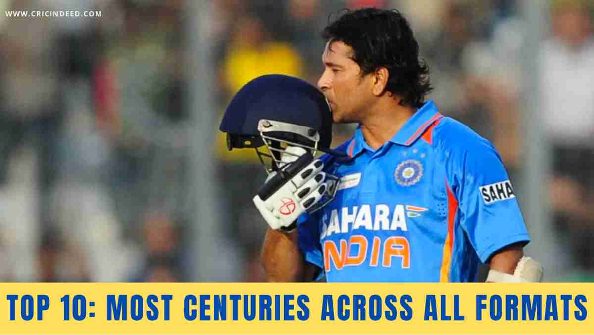 Top 10 Most 100s in All Formats Combined CricIndeed