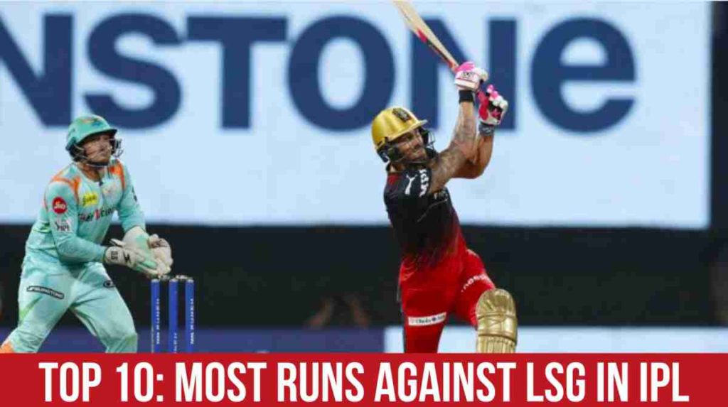 most runs against Lucknow in ipl