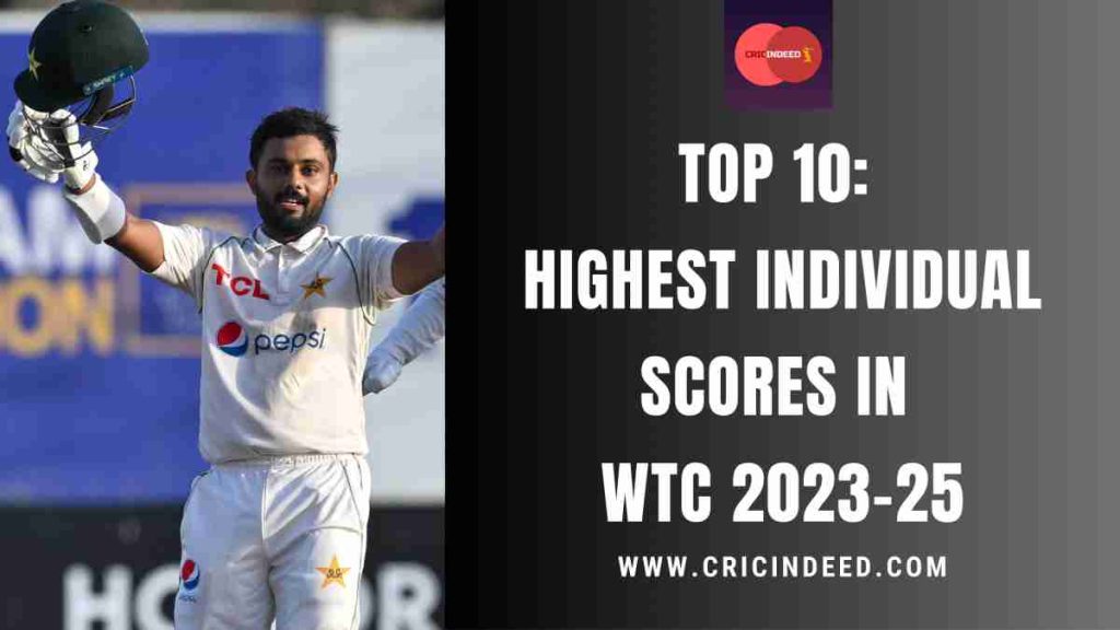 Top 10: Highest Individual Scores in WTC 2023-25